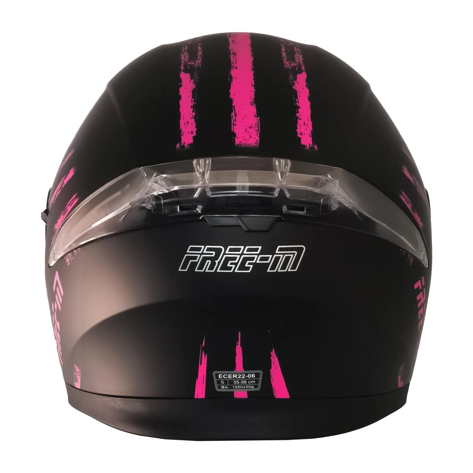 FREE-M 965 PINK ZEBRA ÇENE AÇILIR KASK 